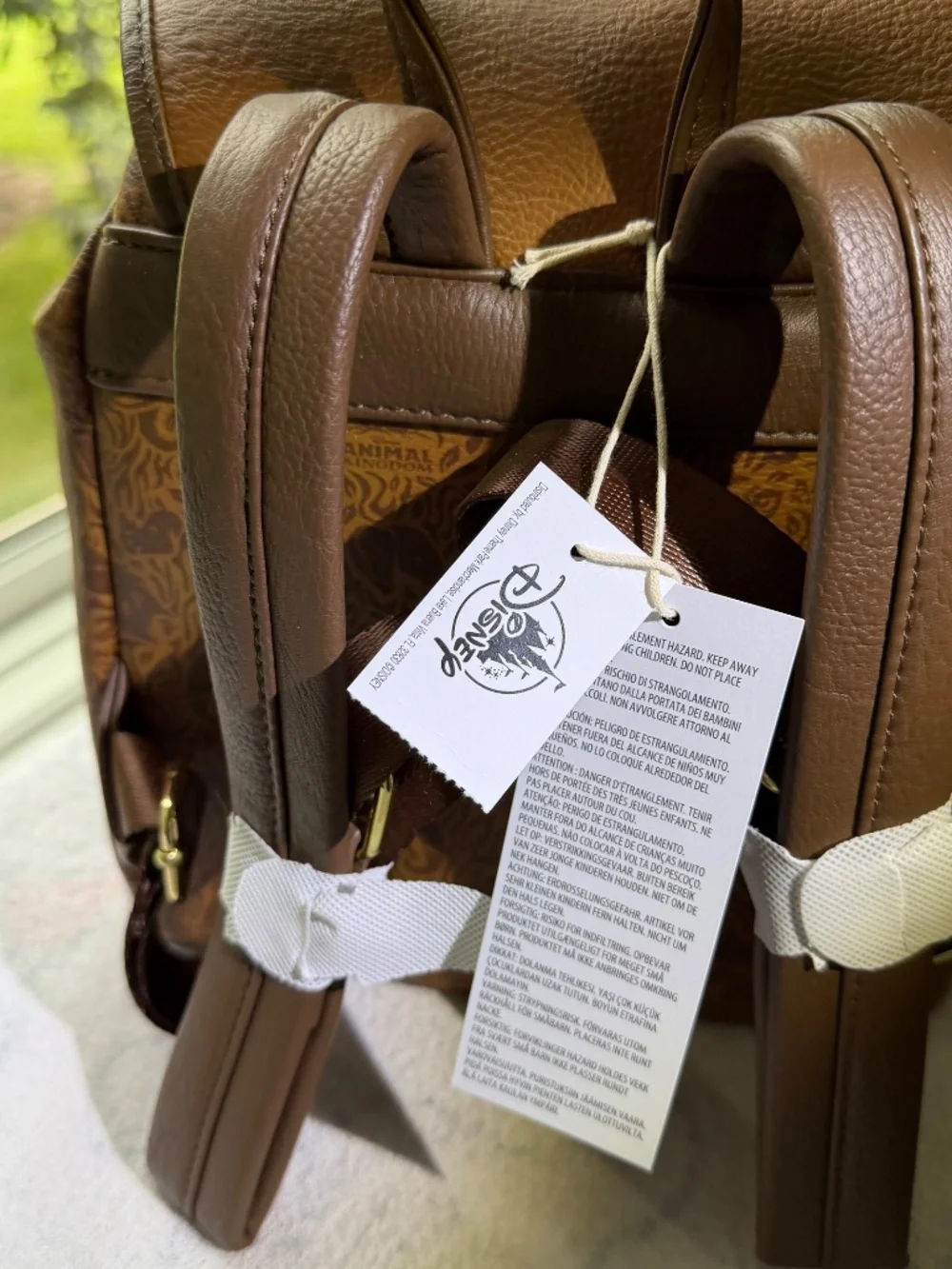 NWT Disney Parks Animal Kingdom 25th Anniversary Luongfly Mini Backpack